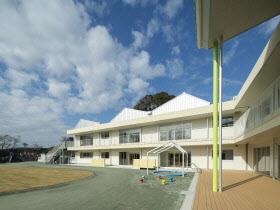 園庭の写真