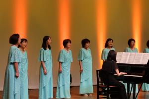 合唱団体によるコーラス発表