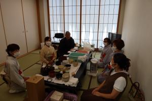 茶道団体によるお茶会の様子
